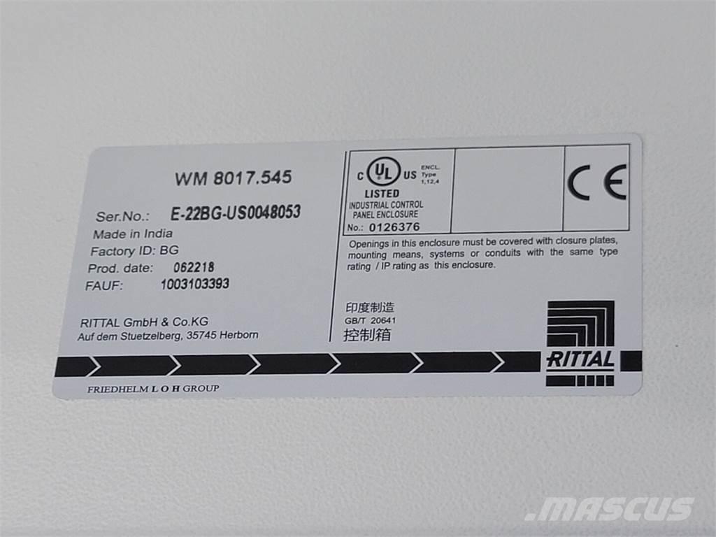  RITTAL WM 8017.545 Entreprenør - Andet