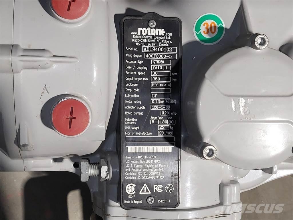  ROTORK IQTM250 Entreprenør - Andet