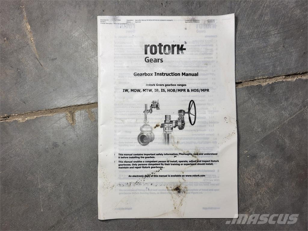  ROTORK IW9-IR2 Entreprenør - Andet