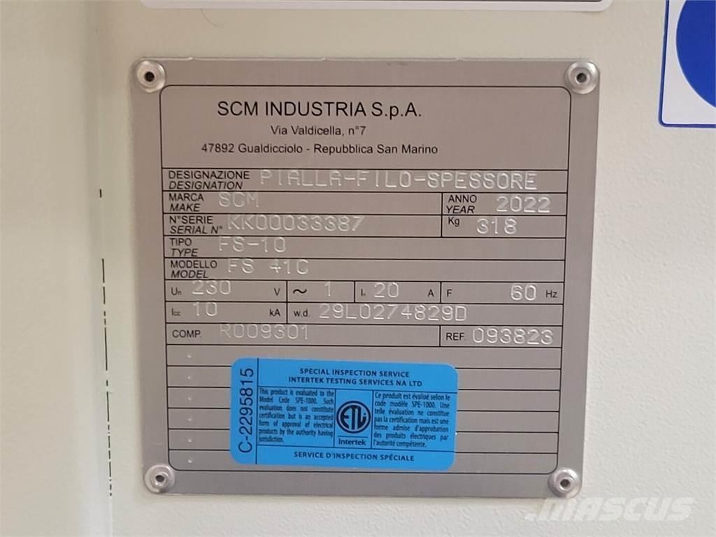  SCM minimax fs 41c Planeringsmaskiner