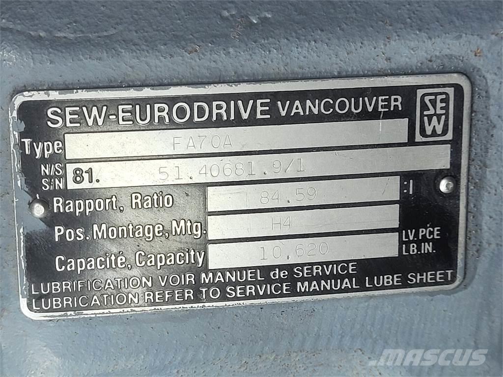  SEW-EURODRIVE FA70A Entreprenør - Andet