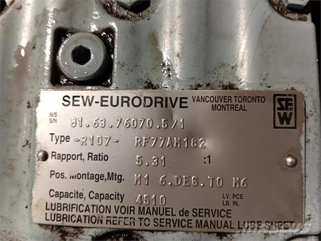 SEW-EURODRIVE R107 Entreprenør - Andet