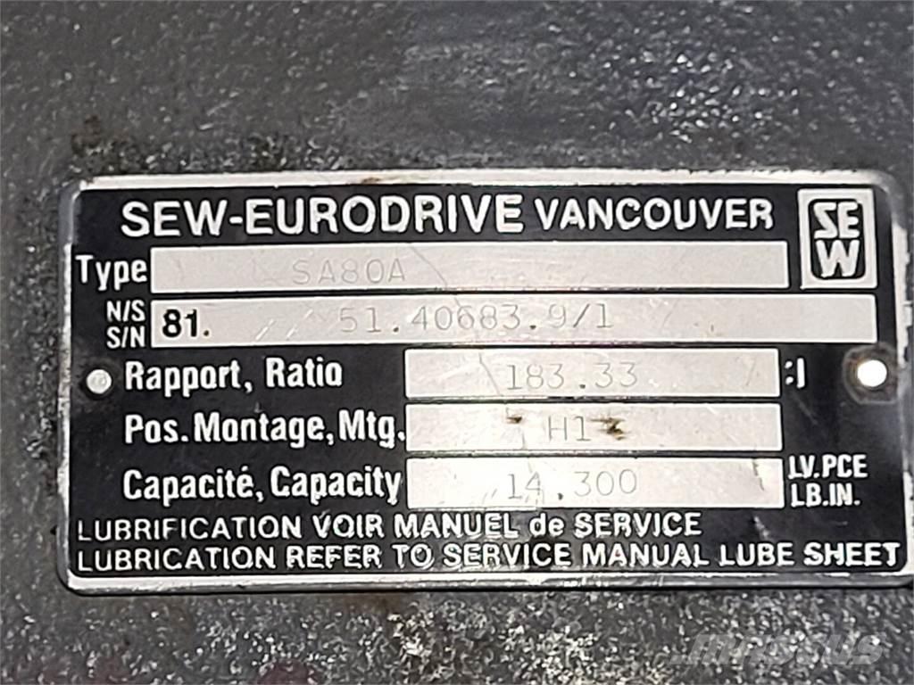  SEW-EURODRIVE SA80A Entreprenør - Andet