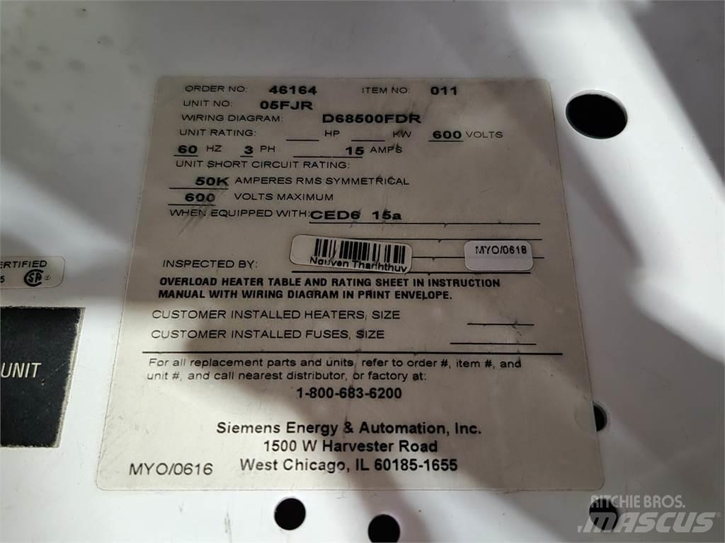Siemens CED63B015 Entreprenør - Andet