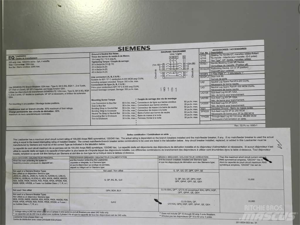 Siemens EQ424225 Entreprenør - Andet