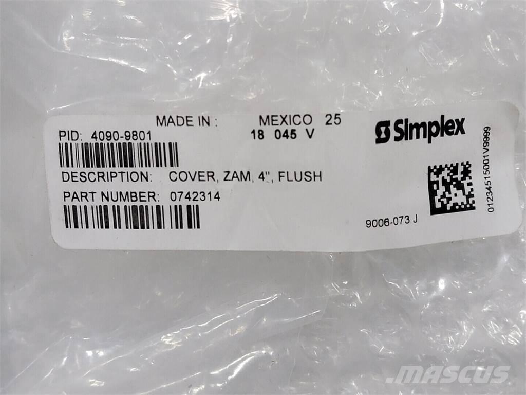  SIMPLEX 4090-9801 Entreprenør - Andet