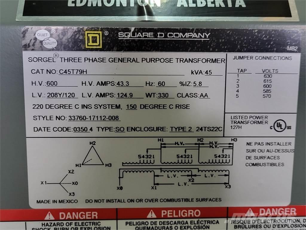  SQUARE D C45T79H Entreprenør - Andet
