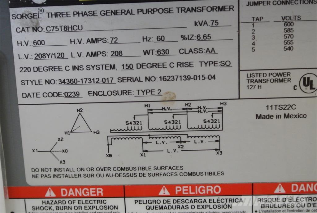  SQUARE D C75T8HCU Entreprenør - Andet