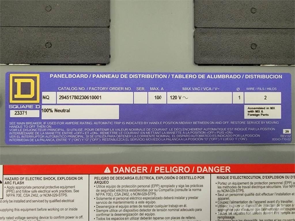  SQUARE D NQ Entreprenør - Andet