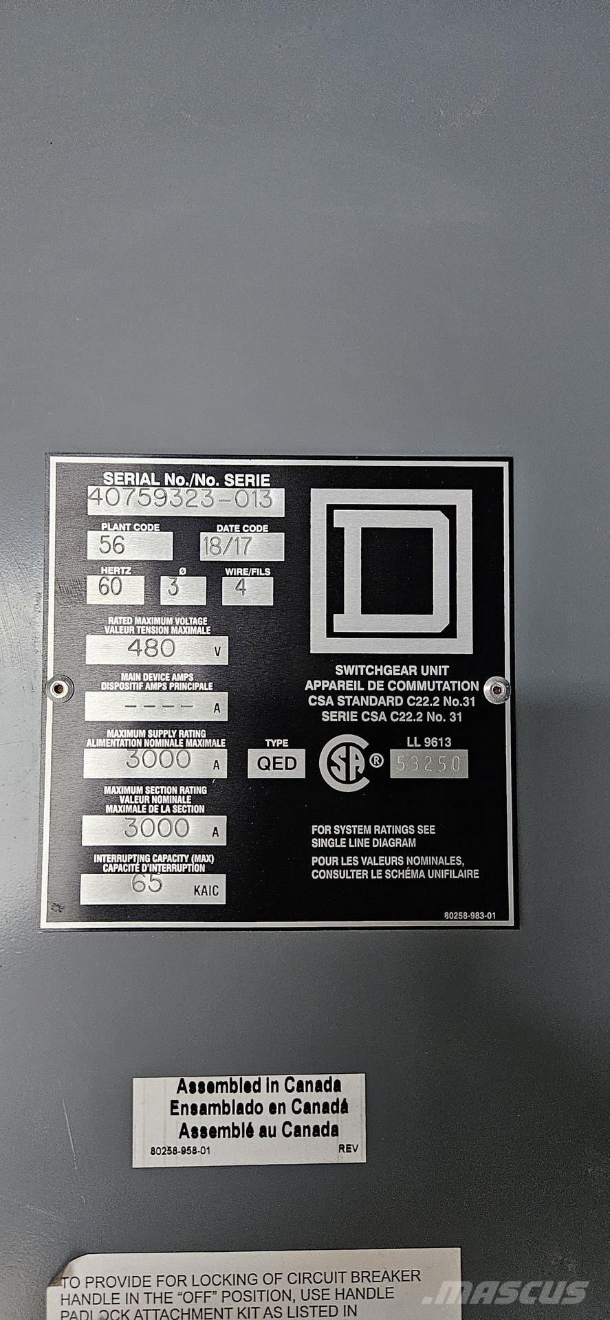  SQUARE D QED Entreprenør - Andet