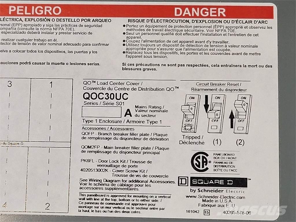  SQUARE D QOC30UC Entreprenør - Andet