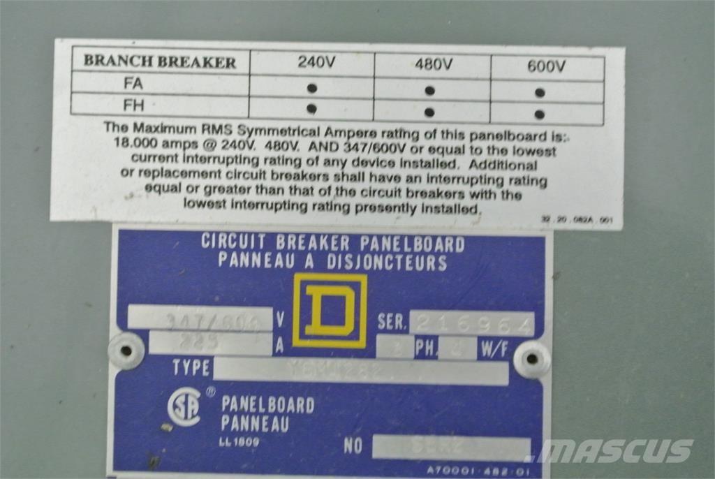  SQUARE D YBM4282 Entreprenør - Andet