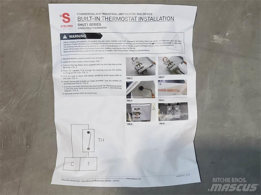  STELPRO SHUT1 Opvarmnings- og optøningsmaskiner