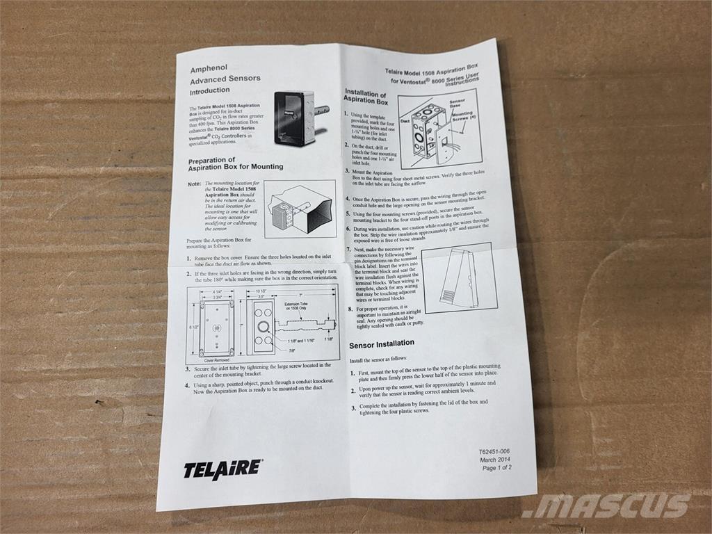  TELAIRE 1508 Entreprenør - Andet