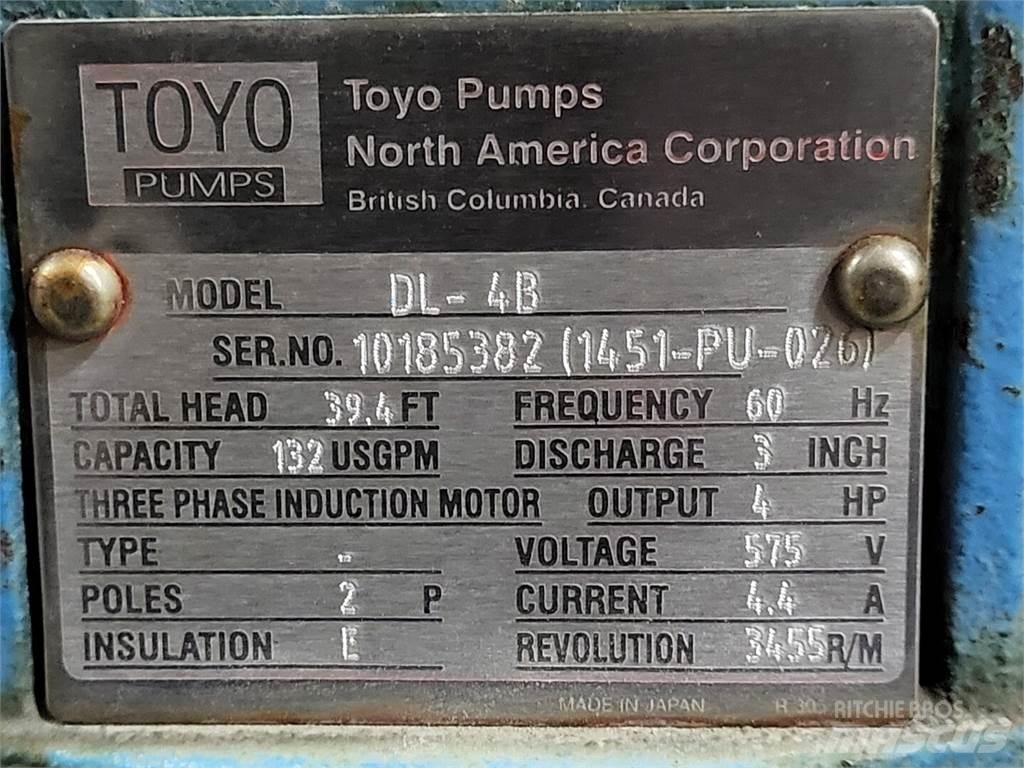 Toyo PUMPS DL-4B Vandpumper