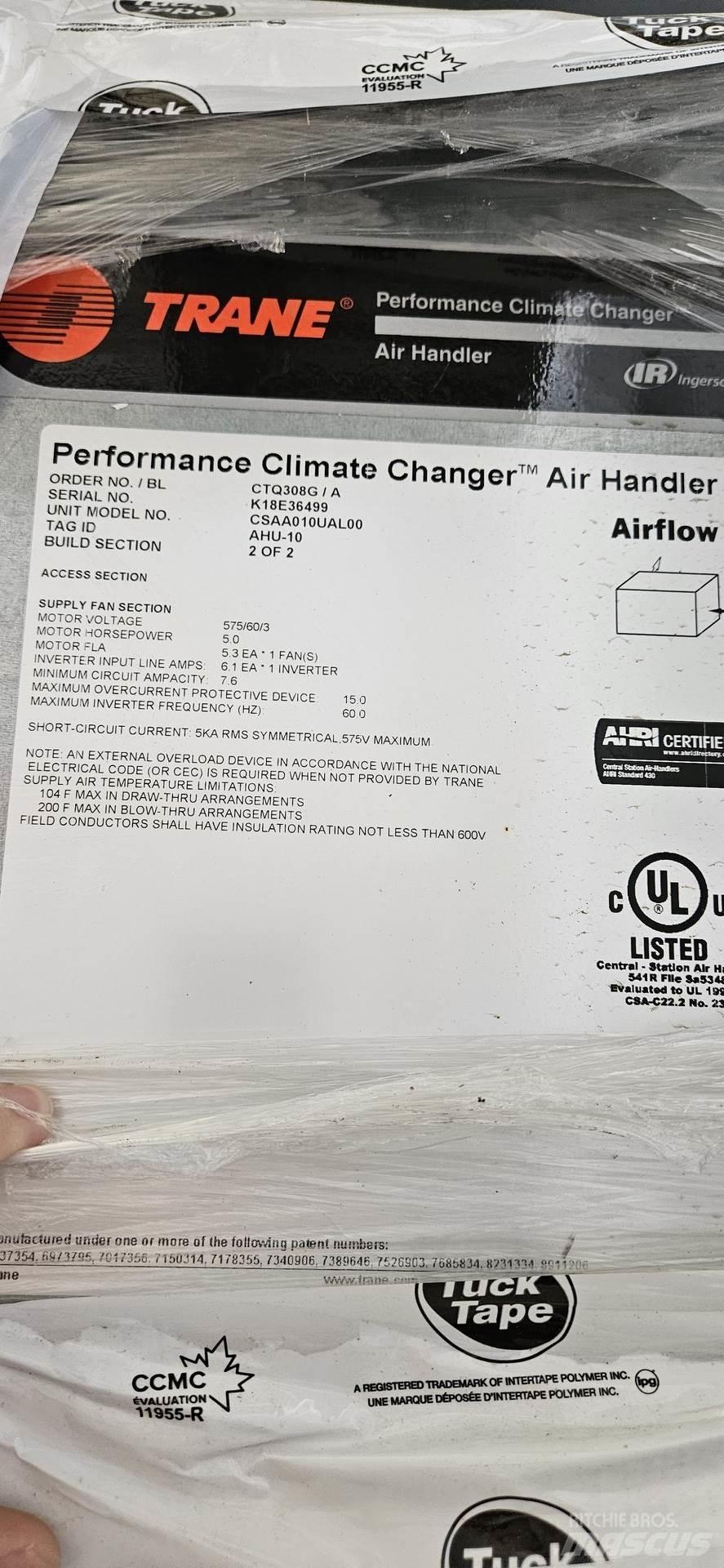 Trane CSAA010UAL00 Opvarmnings- og optøningsmaskiner