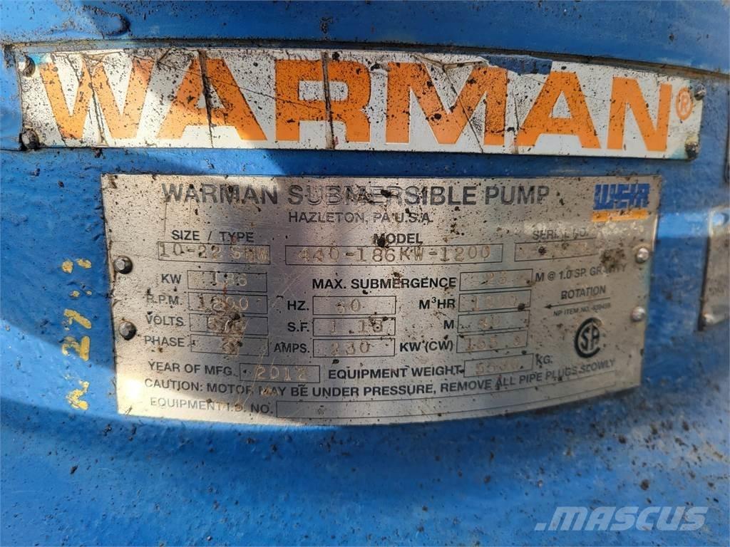 Warman 440-186KW-1200 Vandpumper