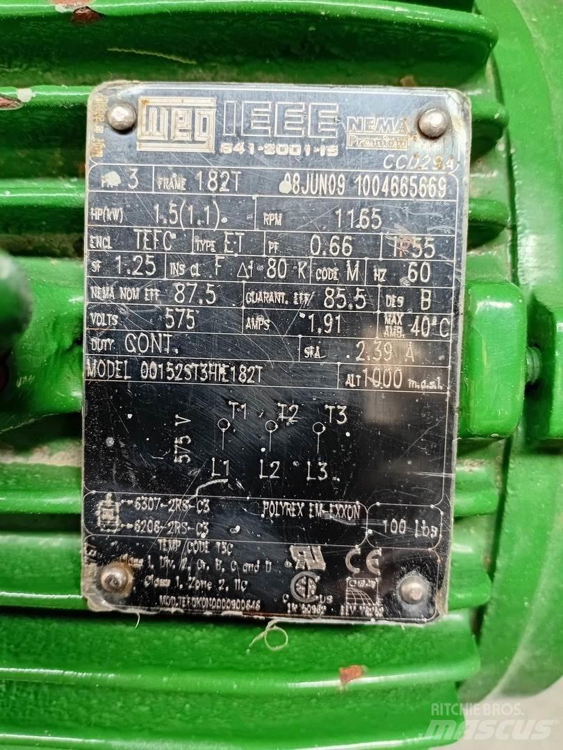  WEG 00152ST3HIE182T Industrielle maskiner