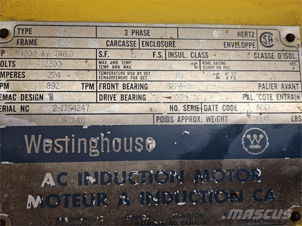 Westinghouse  Industrielle maskiner