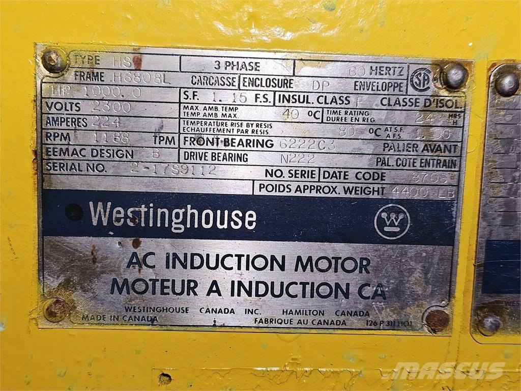 Westinghouse  Industrielle maskiner