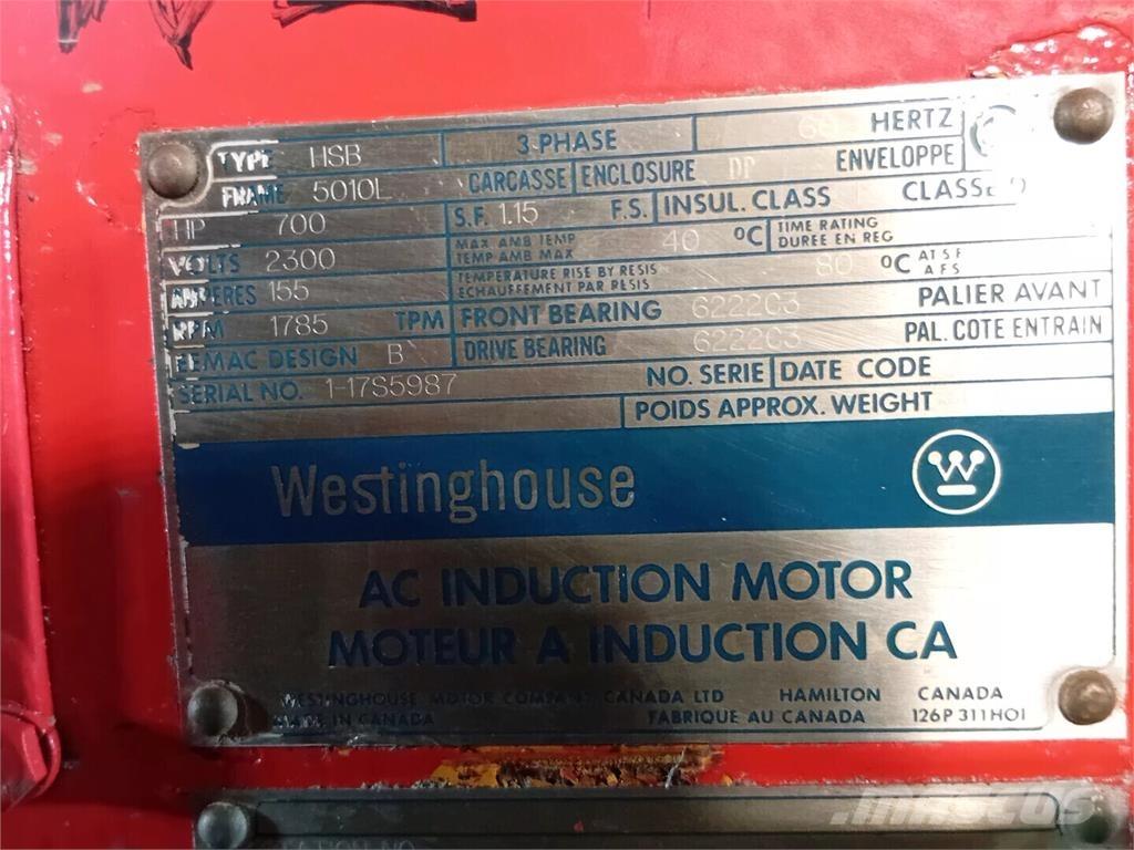 Westinghouse HSB Industrielle maskiner