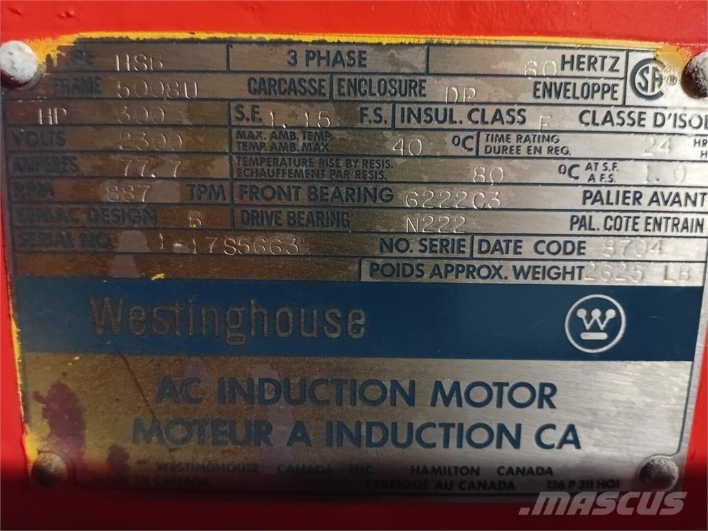 Westinghouse HSB Industrielle maskiner
