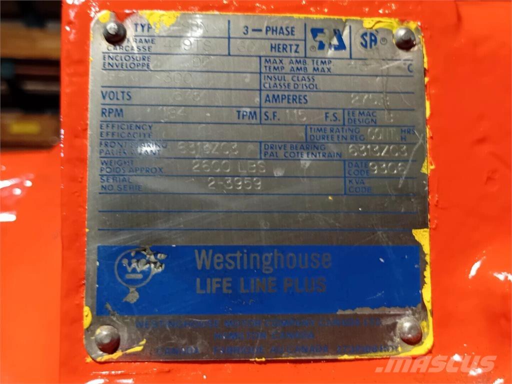 Westinghouse HSBN Industrielle maskiner