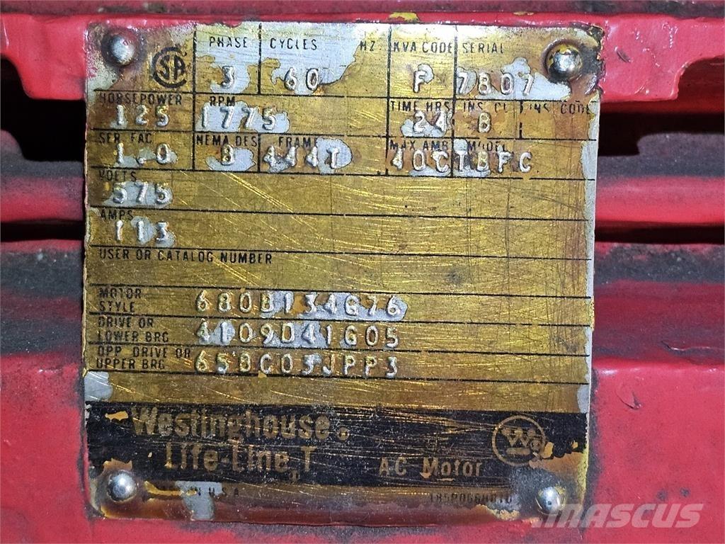 Westinghouse TBFC Industrielle maskiner