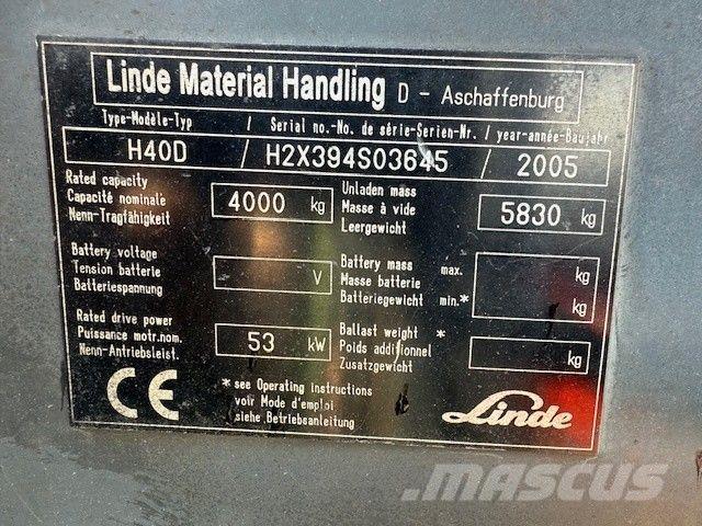 Linde H 40 D Diesel gaffeltrucks