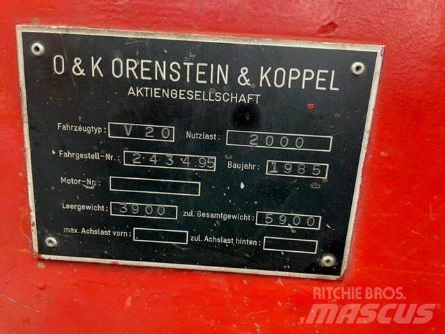 O&K V 20 Diesel gaffeltrucks