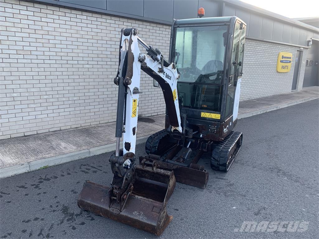 Bobcat E17 Gravemaskiner på larvebånd