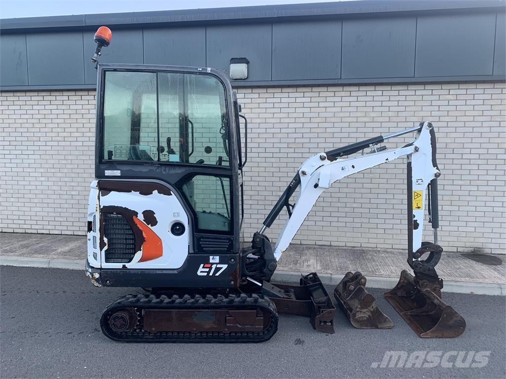 Bobcat E17 Gravemaskiner på larvebånd