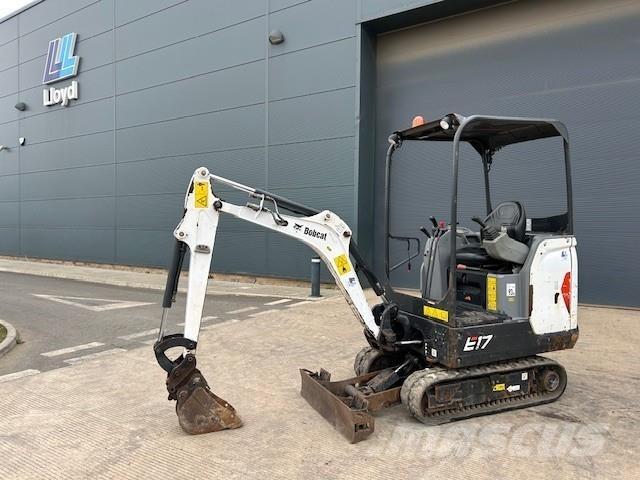 Bobcat E17 Gravemaskiner på larvebånd