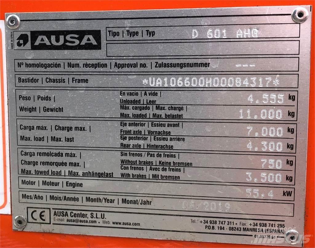 Ausa D601AHG Dumpere