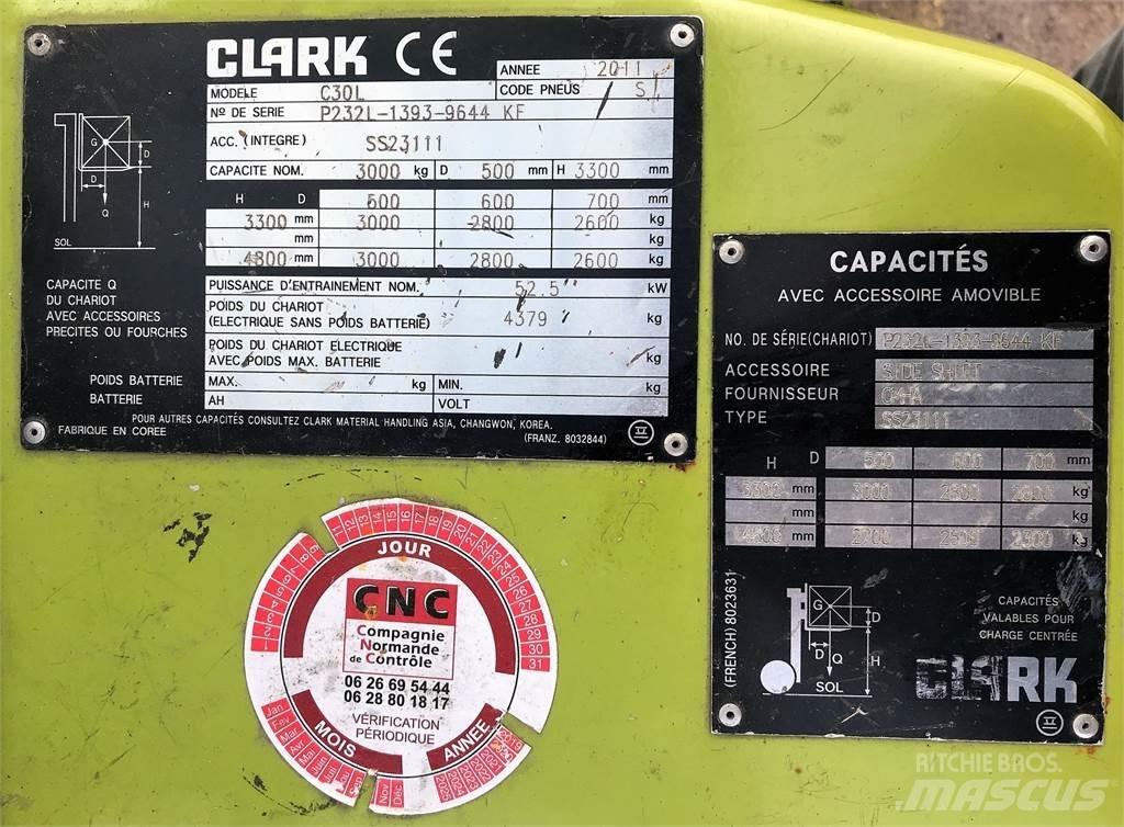 Clark C30L Gaffeltrucks - andre