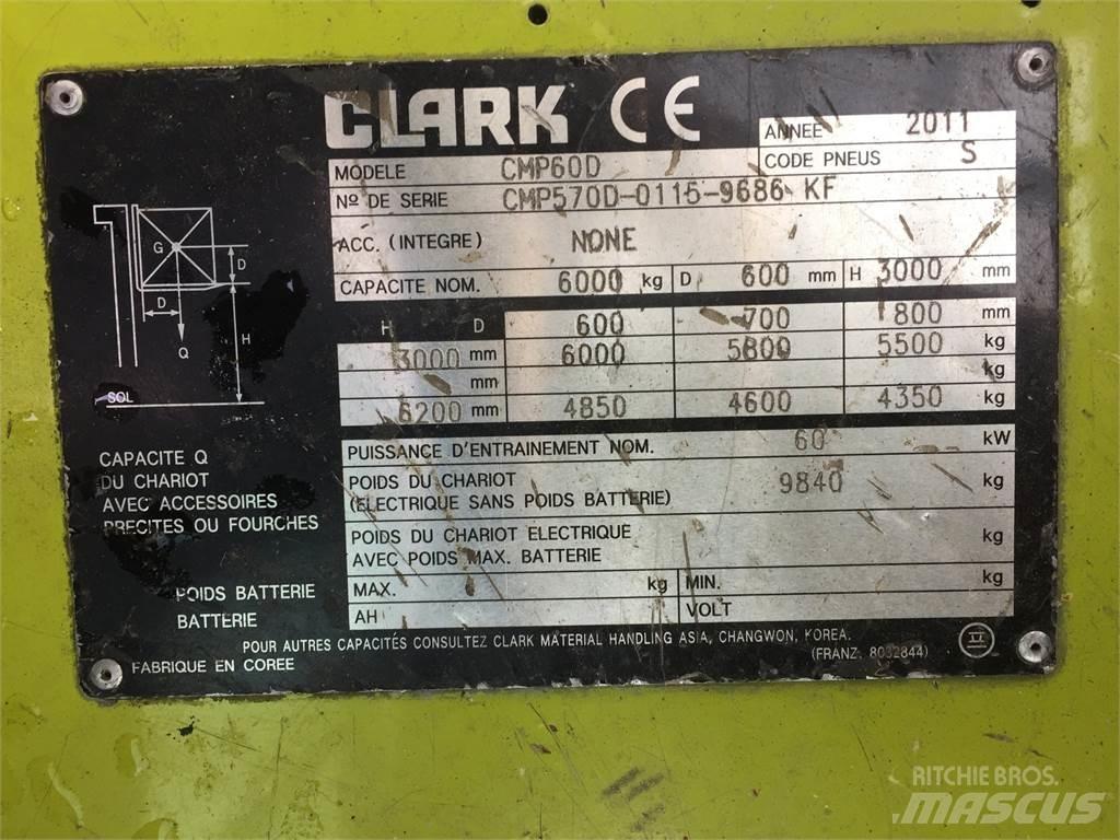 Clark CMP60D Gaffeltrucks - andre