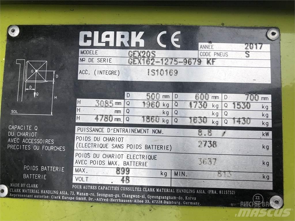 Clark GEX20S Gaffeltrucks - andre