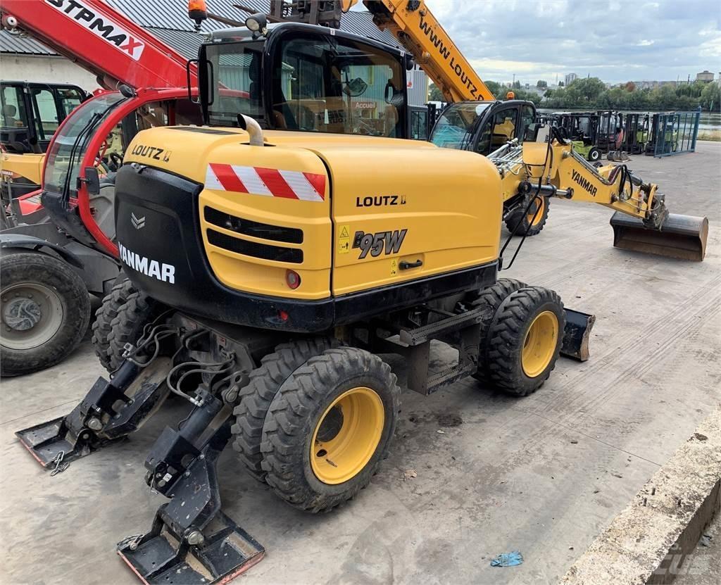 Yanmar B95W Gravemaskiner på hjul