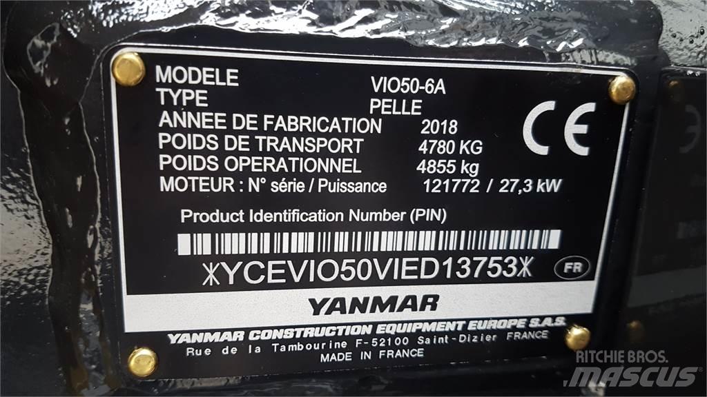 Yanmar ViO50-6 Minigravemaskiner