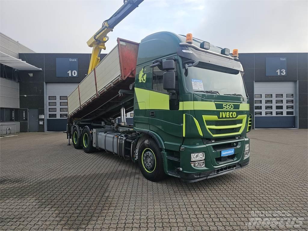 Iveco Stralis 560 6x4 Demonterbare/wirehejs lastbiler