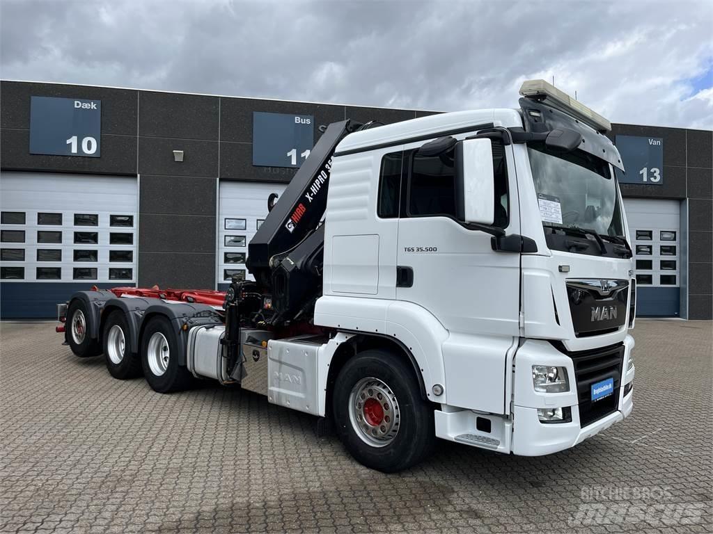 MAN TGS 35.500 8x4 Demonterbare/wirehejs lastbiler