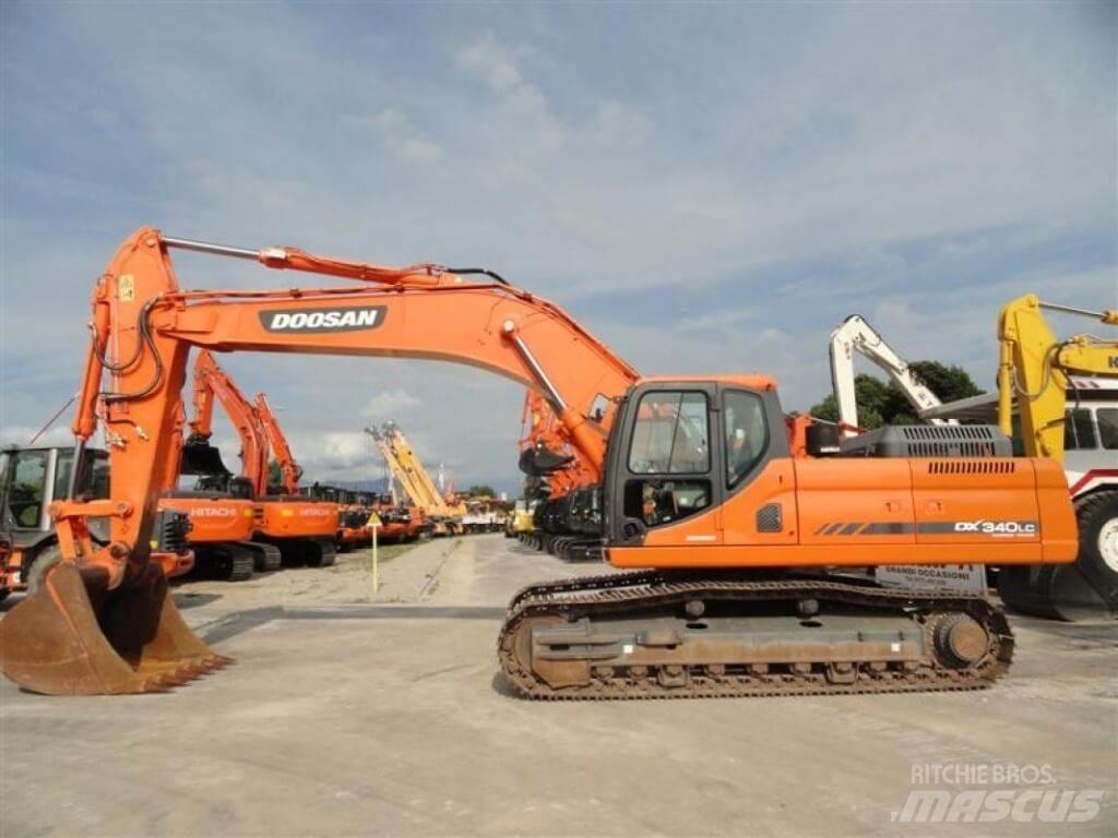 Doosan DX340LC Gravemaskiner på larvebånd