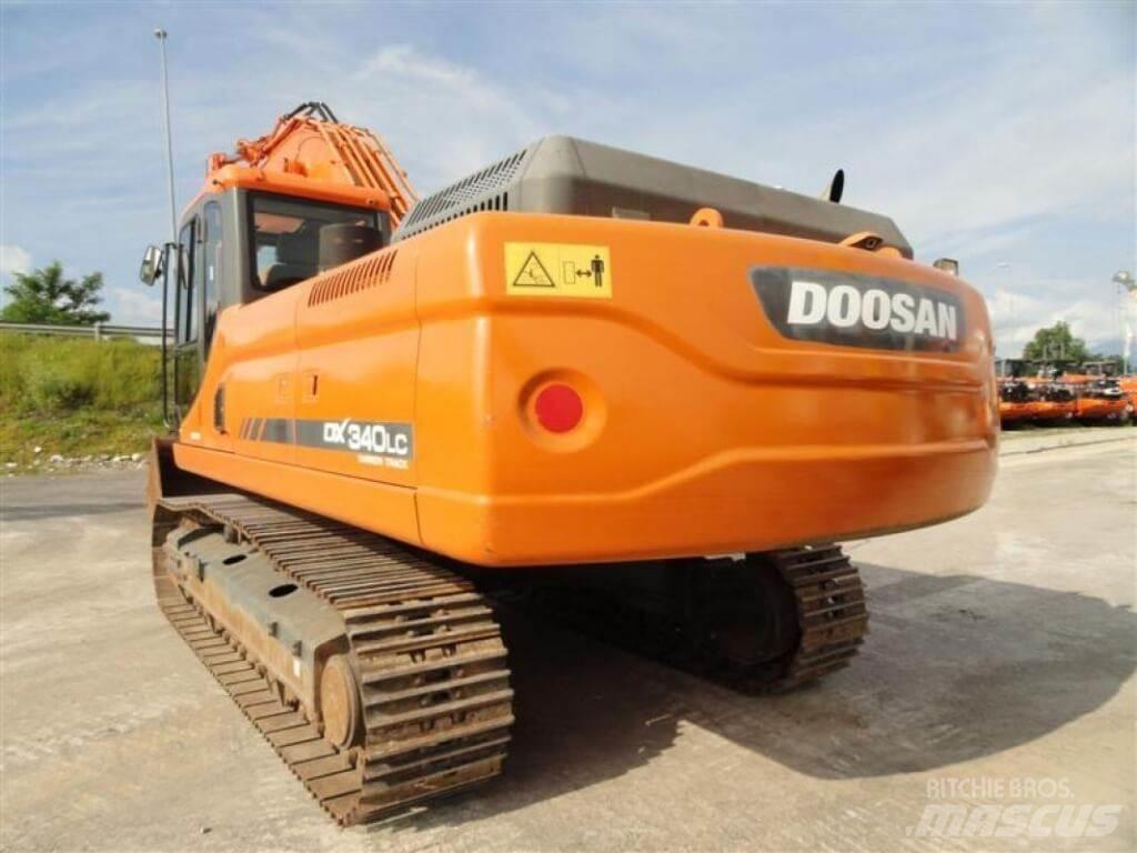 Doosan DX340LC Gravemaskiner på larvebånd