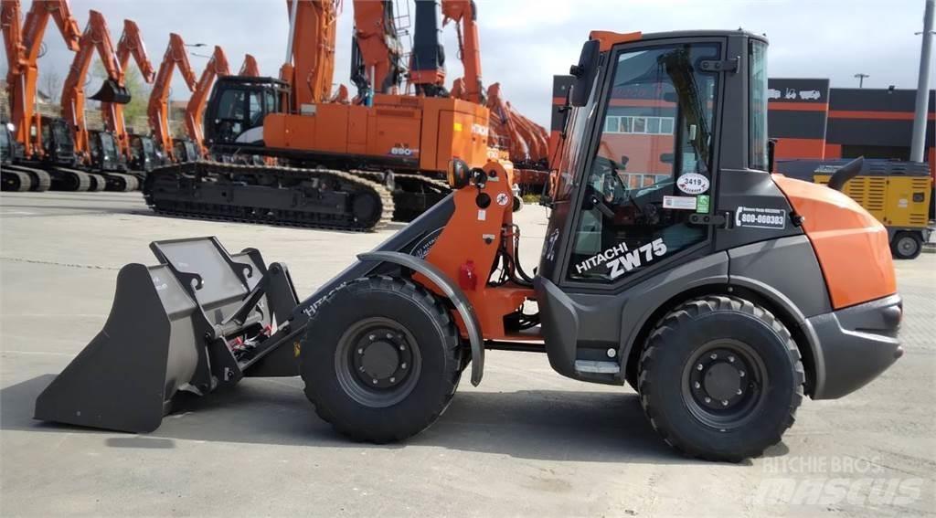 Hitachi ZW75 – 6C Læssemaskiner på hjul