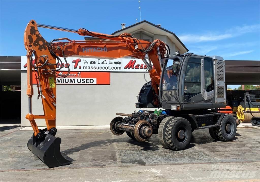 Hitachi ZX170PRR Gravemaskiner på hjul