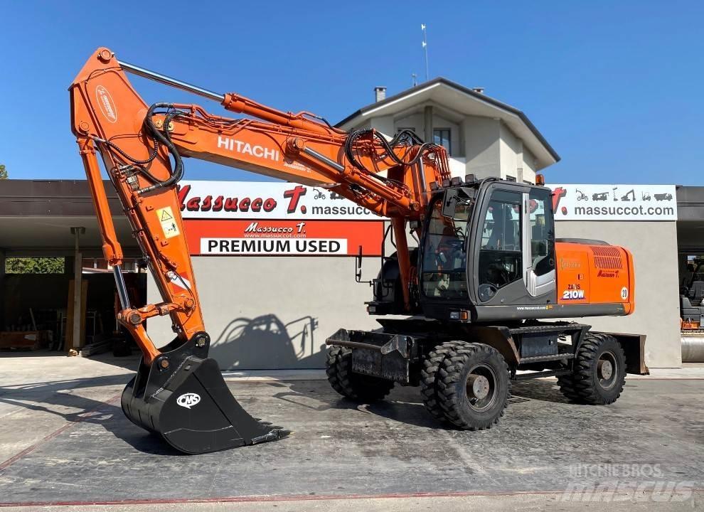 Hitachi ZX210W-3 Gravemaskiner på hjul
