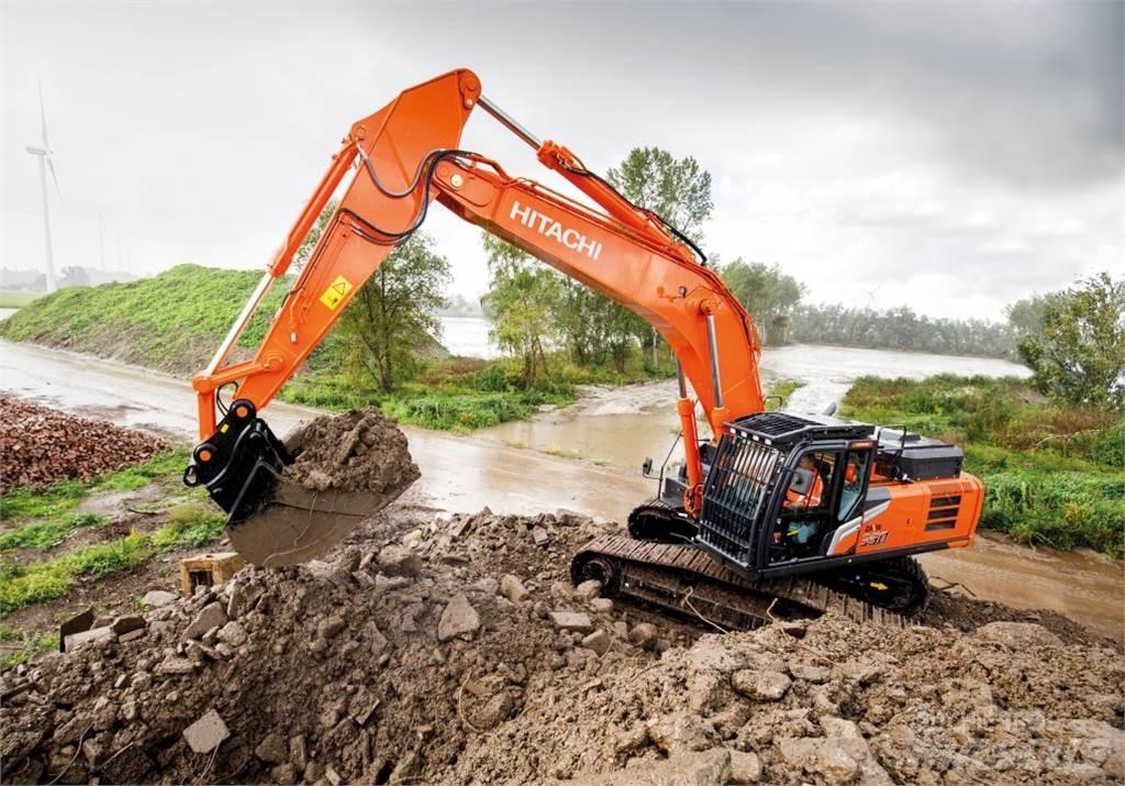 Hitachi ZX350LCN-7 Gravemaskiner på larvebånd