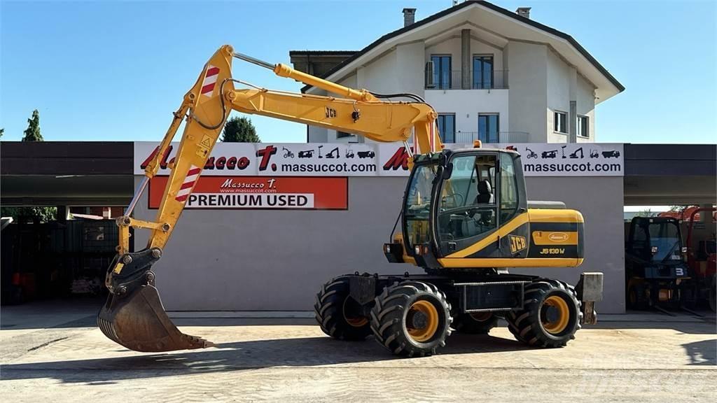 JCB JS130W 4x4 Gravemaskiner på hjul