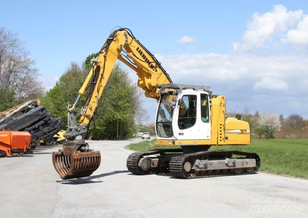Liebherr R317 Litronic Gravemaskiner på hjul