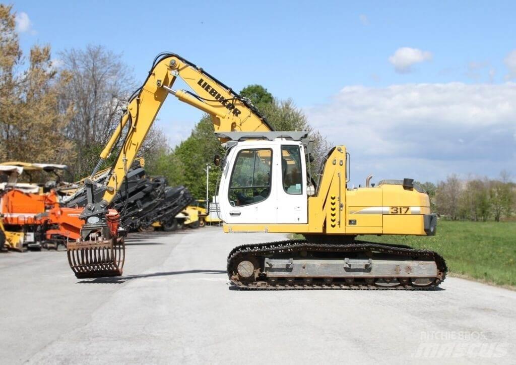 Liebherr R317 Litronic Gravemaskiner på hjul